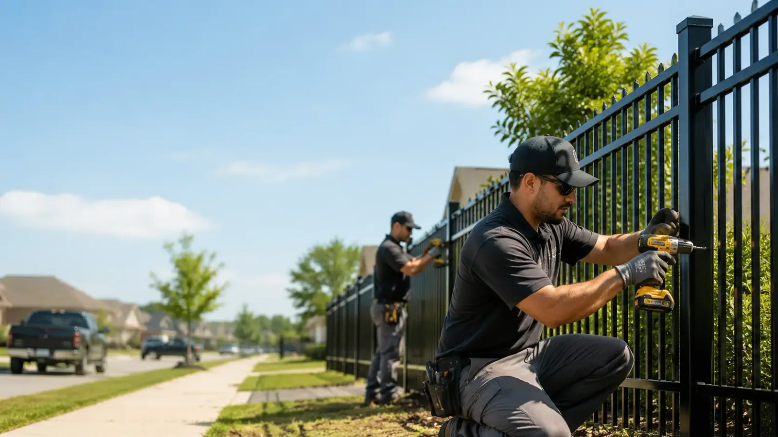 Metal Fence Installation in Reston, VA